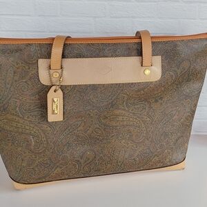 Rare Vintage i Santi Paisley Tote